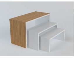 3 Floors Table, 3 Pieces